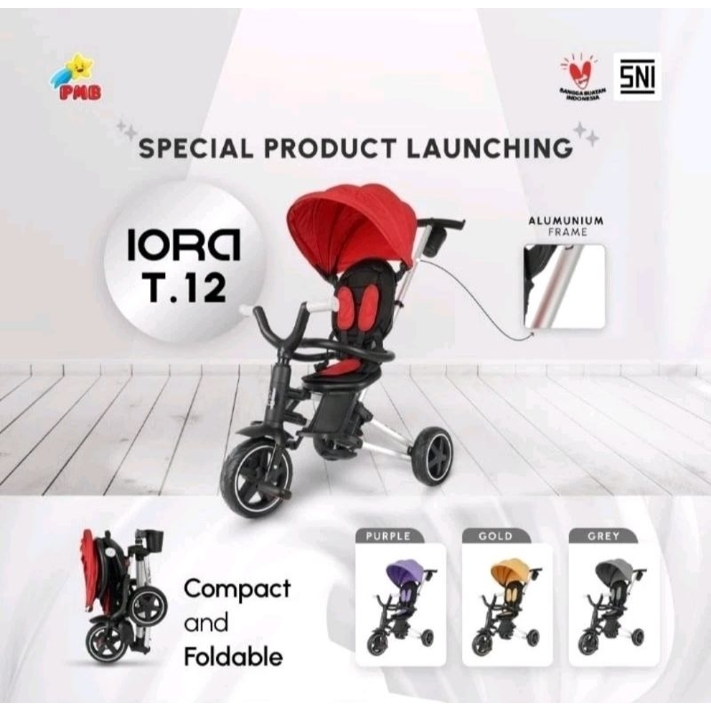 sepeda stroller iora T12