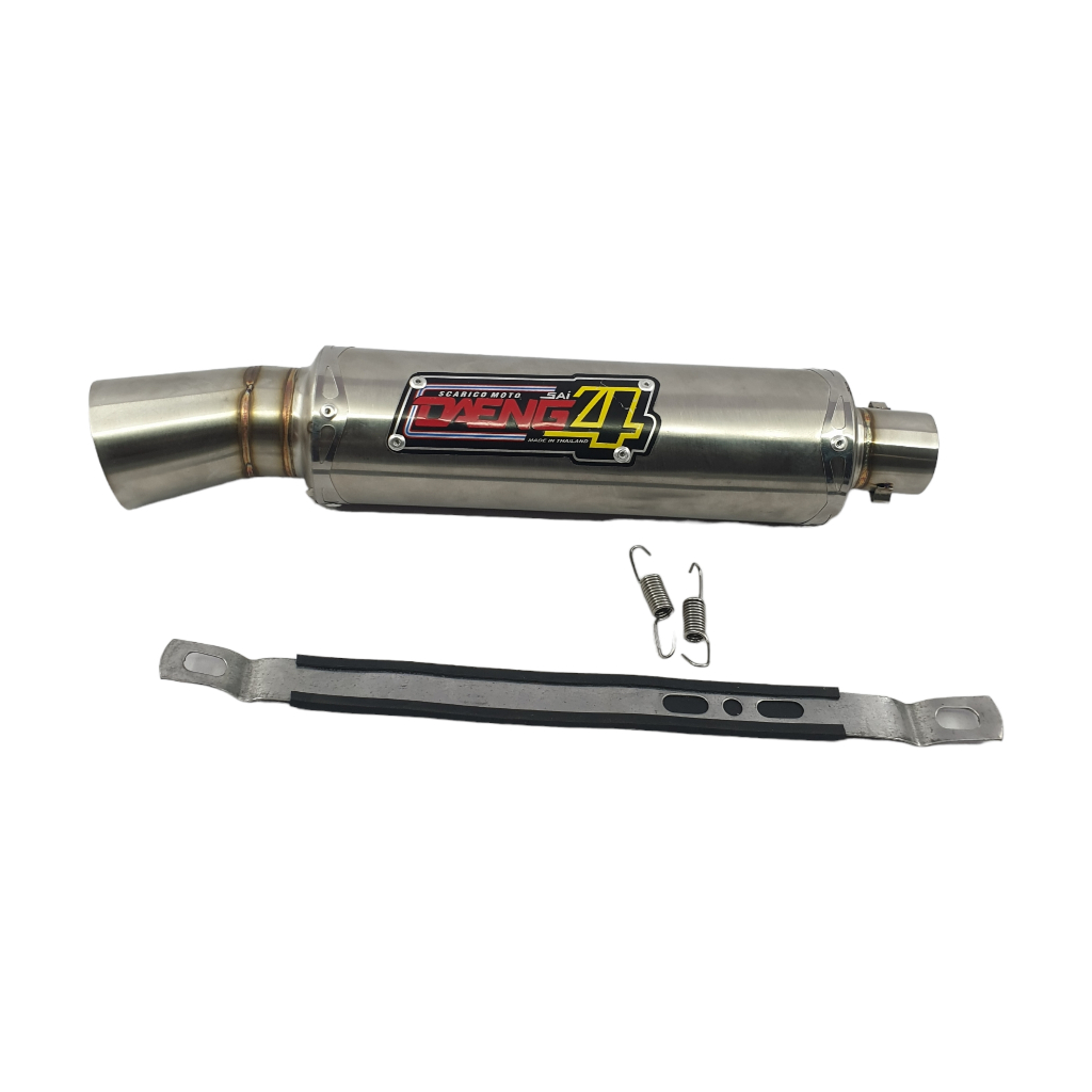 Silencer Knalpot Daeng Samlong Drag Roadrace Inlet 38 50 Daeng4 Sai Beat Karbu Mio Sporty Beat Stree
