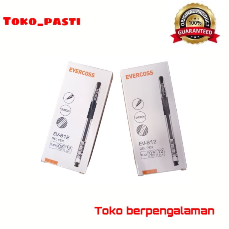 

PULPEN GEL EVERCROSS EV 812 jual per lusin
