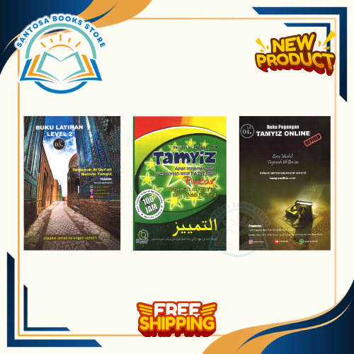 Buku Tamyiz Pintar Abaza, Pegangan Tamyiz Online & Buku Latihan Level 2 (Paket 3 Buku)