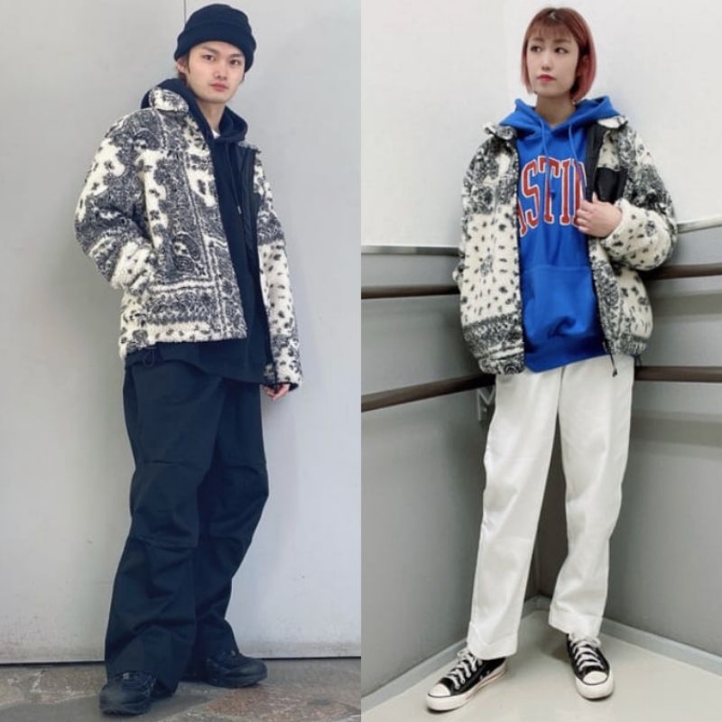 Wego Paisley Boa Fleece Jacket