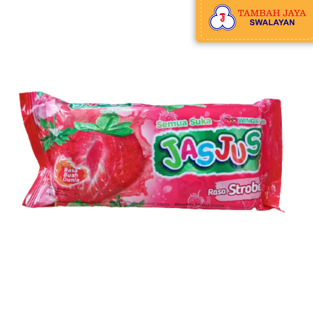 

Jasjus Strawberry 1 Renceng isi 10 sachet