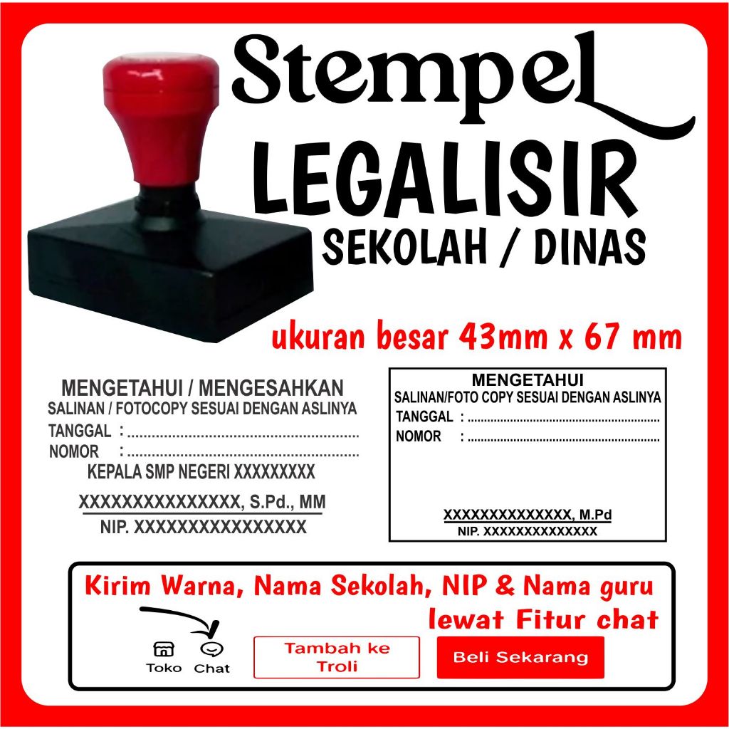 

STEMPEL LEGALISIR PENGESAHAN SEKOLAH DINAS