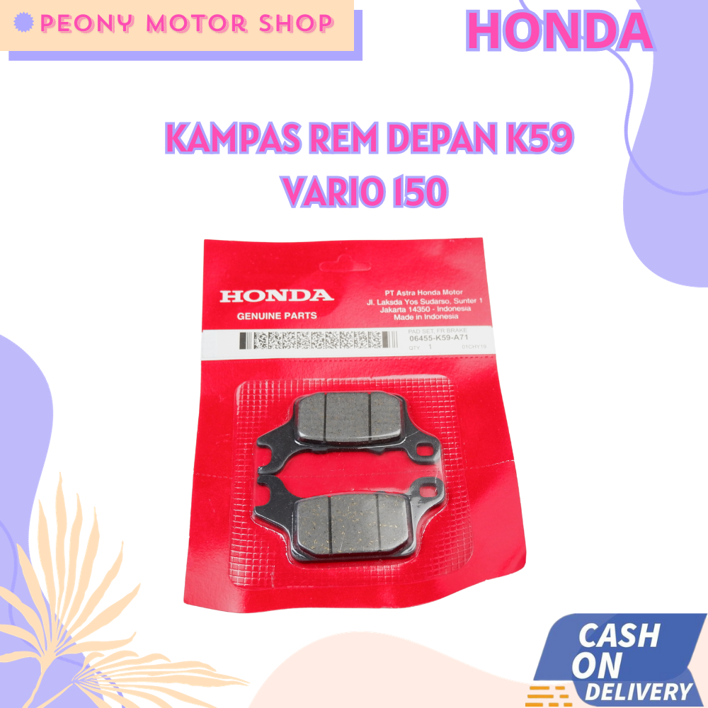 kampas rem depan vario 125 - kampas rem vario 150 - Kampas Rem Cakram Depan Motor Honda vario 125 le