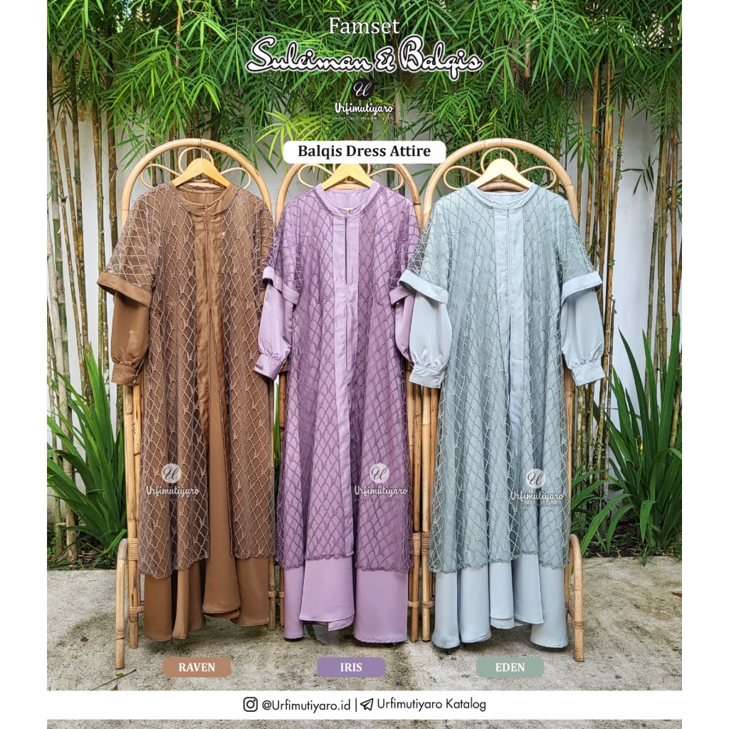 BALQIS DRESS ATTIRE CLASSY by URFIMUTIYARO