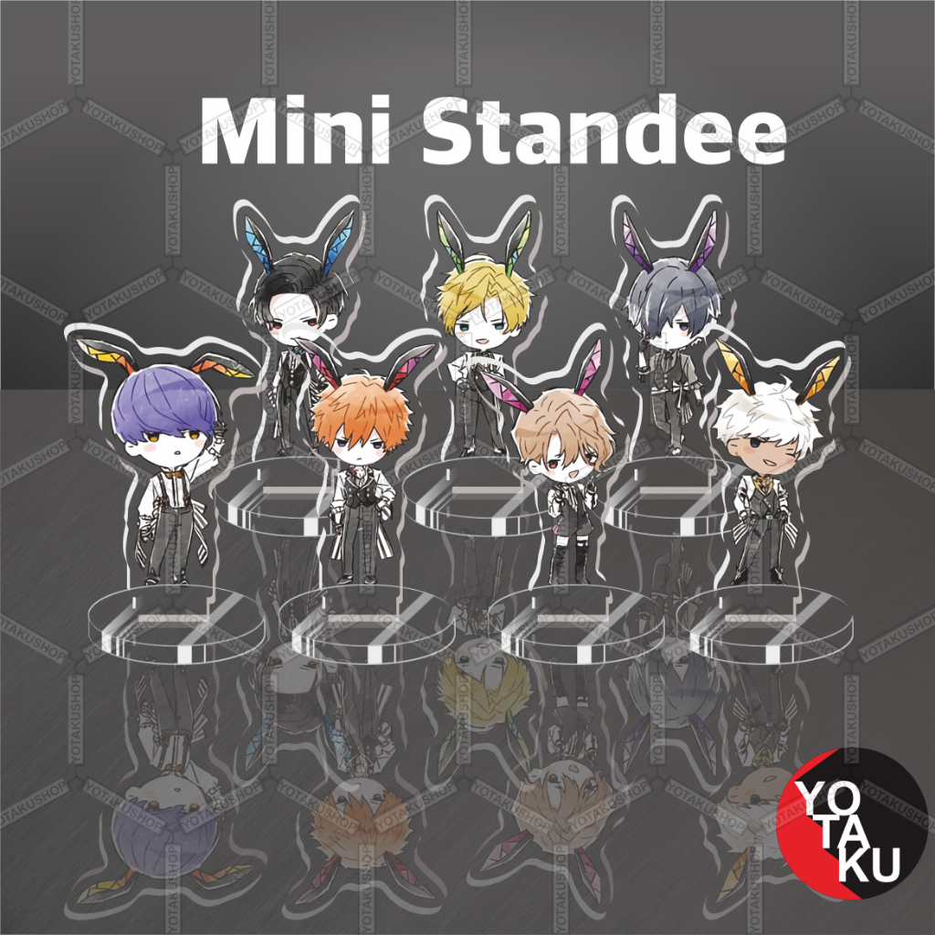 Mini Standee Figure Anime Akrilik Obey Me Seri 3 Mammon Leviathan YOTAKUSHOP