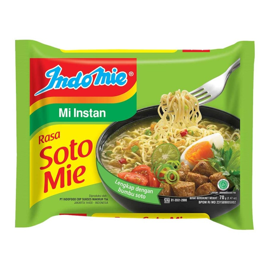 

Indomie Rebus Soto Mie Instan 70 gram