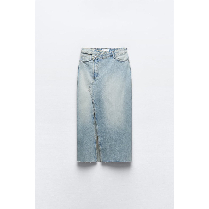 ZARA - Long Trf Denim Skirt / Rok Jeans Panjang