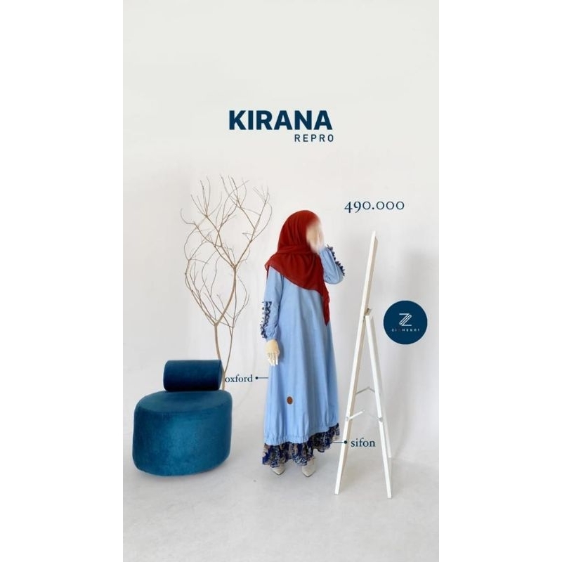 KIRANA DRESS BY ZISHEERI / ZISHEERI / KOLEKSI ZISHEERI TERBARU / GAMIS UNIK / GAMIS KEKINIAN