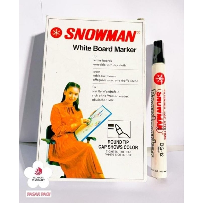 

spidol white board BG 12 Snowman