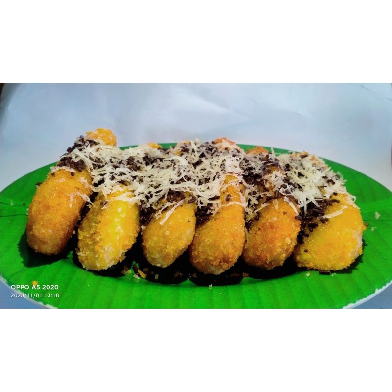 

pisang keju coklat