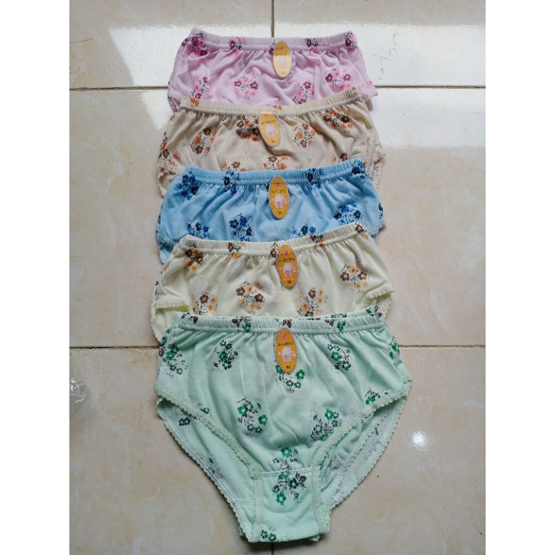 12 pcs CD Wanita Morina Motif Bunga CD Murah Lusinan Renda