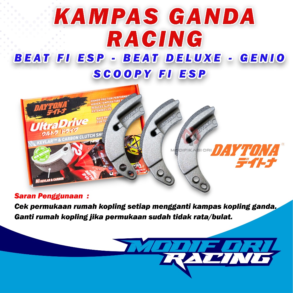 BEAT FI - KAMPAS GANDA DAYTONA GENIO-SCOOPY ESP-BEAT KARBU-DAYTONA KAMPAS GANDA RACING