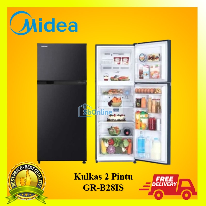 TOSHIBA Kulkas 2 pintu GR-B28IS