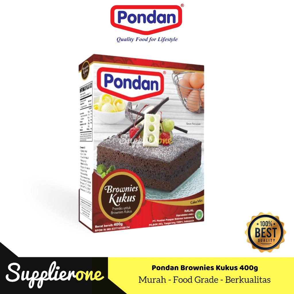 

Ponda Brownies Kukus / Brownies Kukus Instan / Brownies Kukus Pondan 400g / Bahan Brownies Kukus instan / Tepung Brownies Kukus / Premix Brownis Kukus