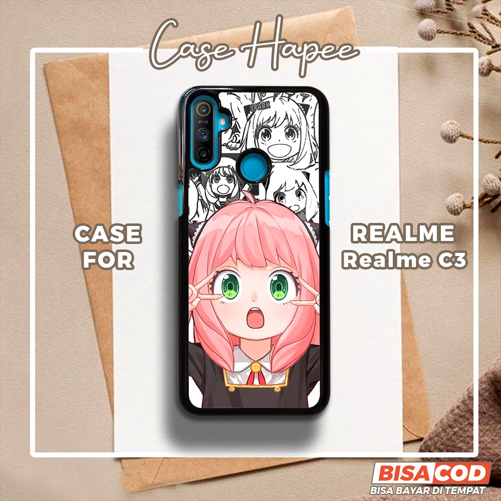 Case Realme C3 Casing Realme C3 [ANYA] Casehapee Case Glossy Case Aesthetic Custom Case Premium Soft