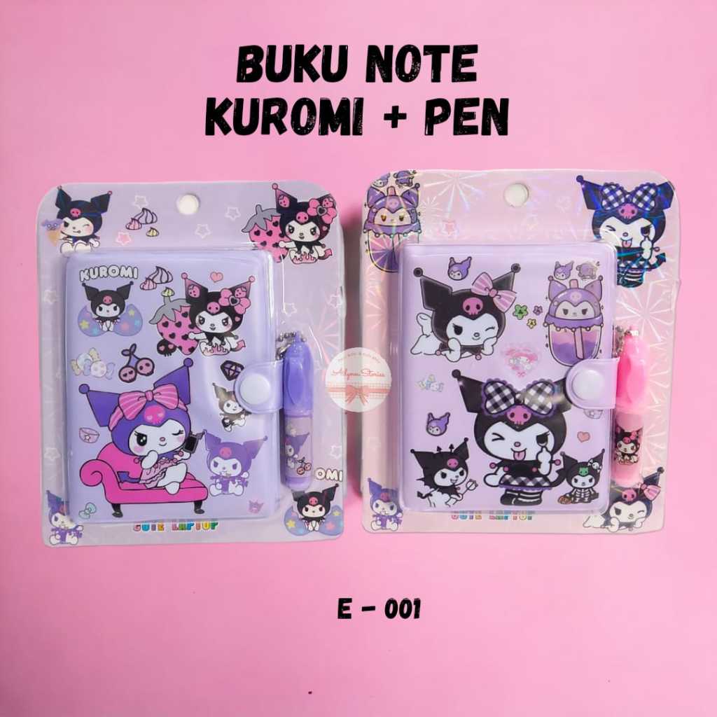 

Notebook + Pen / Kancing + Pen Sanrio