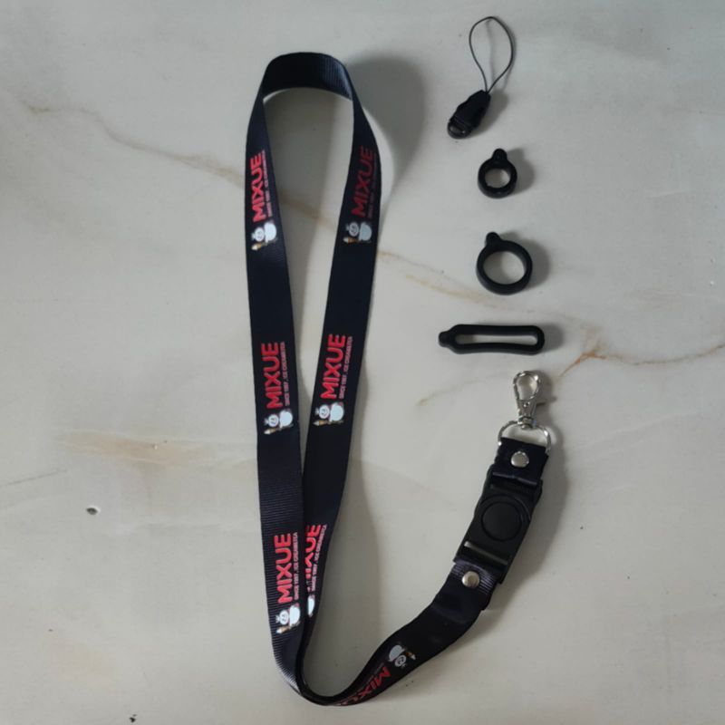 

TALI LANYARD MIXUE ICE CREAM TEA / LANYARD hitam MIXUE Premium lanyard / gantungan kunci / gantungan id card / gantungan flashdisk / nametag hp name tag / handphone BEST SELLER COD os