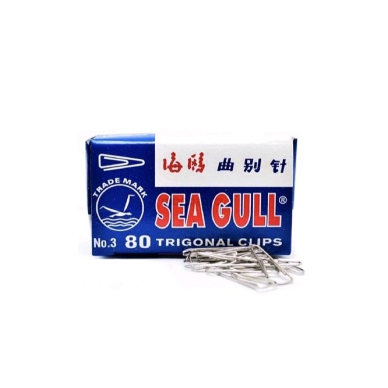 

PENJEPIT KERTAS/TRIGONAL CLIP/PAPER CLIP SEA GULL NO.1/SEA GULL NO.3