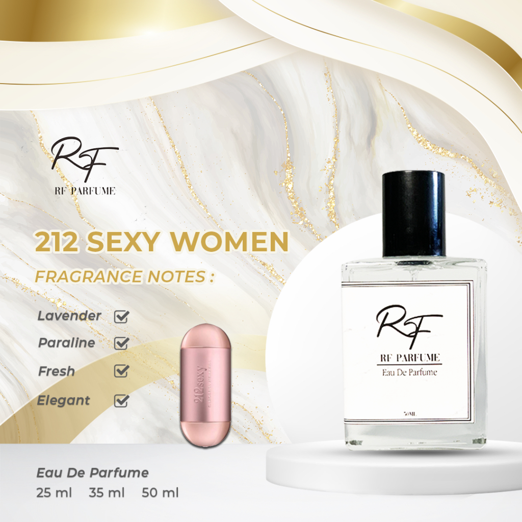 Parfum Wanita 212 Sexxy Women Tahan Lama Wangi Fresh Menggoda RF PARFUME STORE