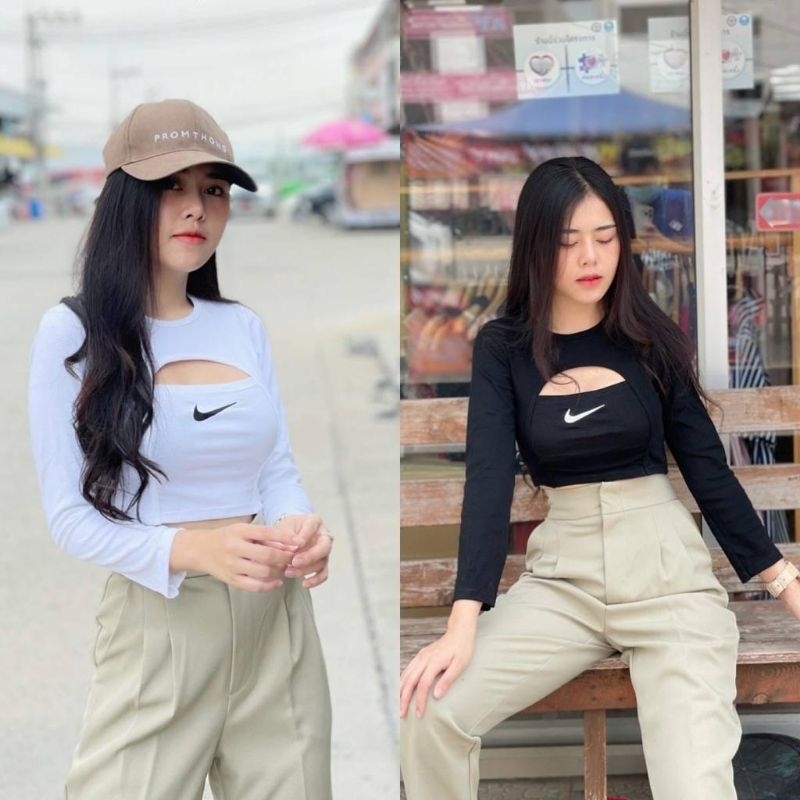 SC-6250 KAOS CROP TOP IMPORT BKK | Atasan Wanita Crop Baju Kaos Wanita Baju Crop Top Baju BKK Baju B