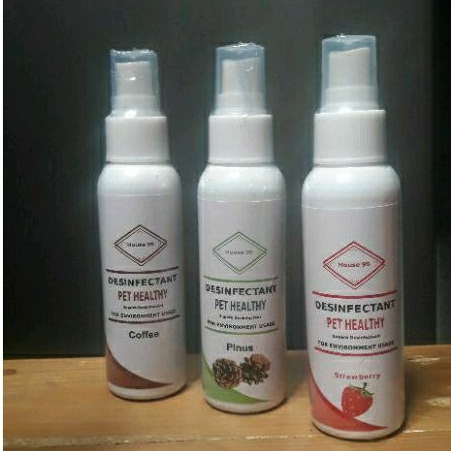 DESINFEKTAN Spray 100ml - DESINFECTANT Kandang Hewan Kucing Anjing Desinfektan Spray 100ml