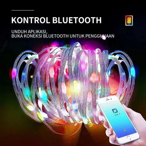 Smart Striplamp App NEW // Smart lampu strip lampu natal App Smart RGB Fairy Lights