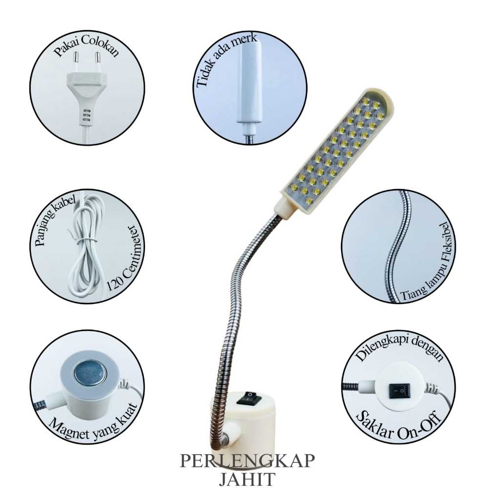 Lampu Mesin Jahit LED 30 Titik