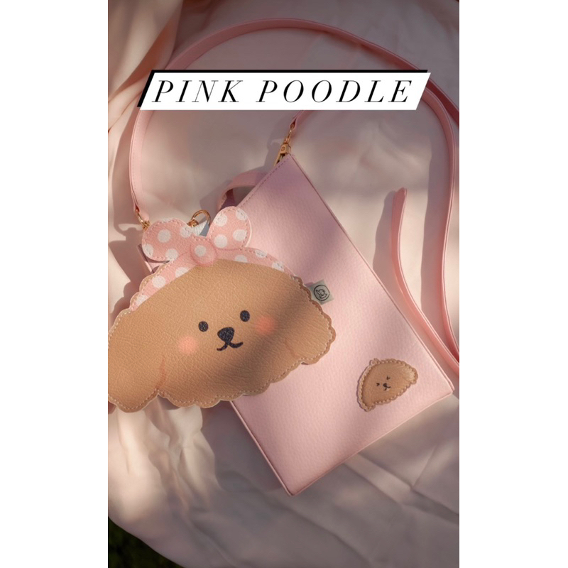 Bebeplum pink poodle sling bag
