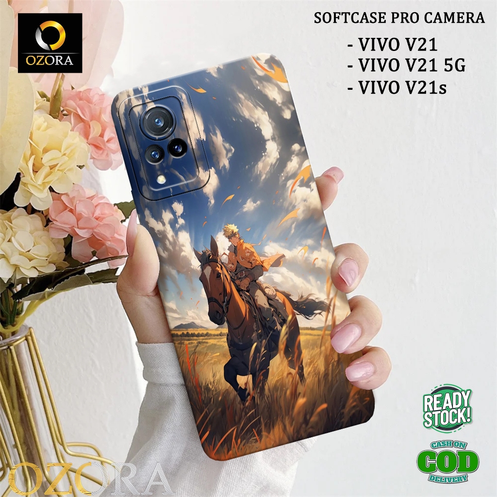 OZORA - Case VIVO V21 / V21 5G / V21s Terbaru - Fashion Case ANIME - Casing Hp VIVO V21 / V21 5G / V