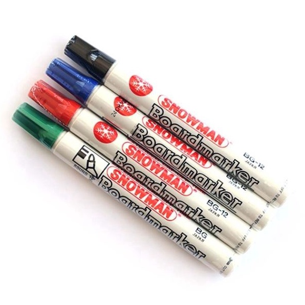 

Jual SPIDOL SNOWMAN WHITEBOARD - NON PERMANEN - BOARD MARKER - PAPAN TULIS BG 12 (PCS) ☇✯✱