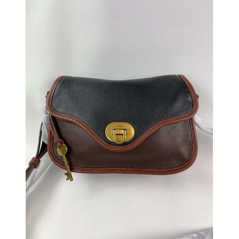 Tas Wanita FossilOriginal Heritage Crossbody espresso