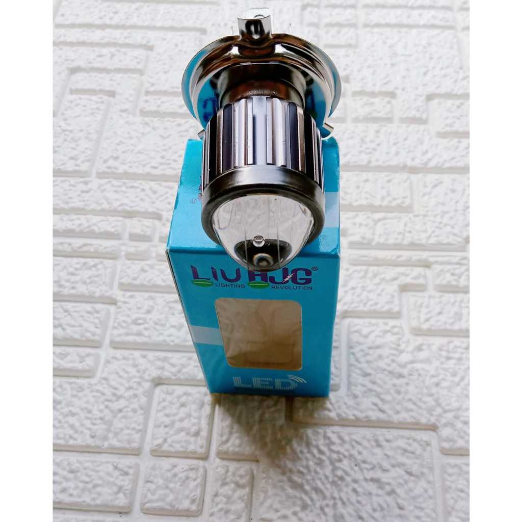 Lampu led H4 Laser AC /DC Putih Kuning 12-80V Motor Mobil Vixion Verza Klx Crf Scoopy Dll