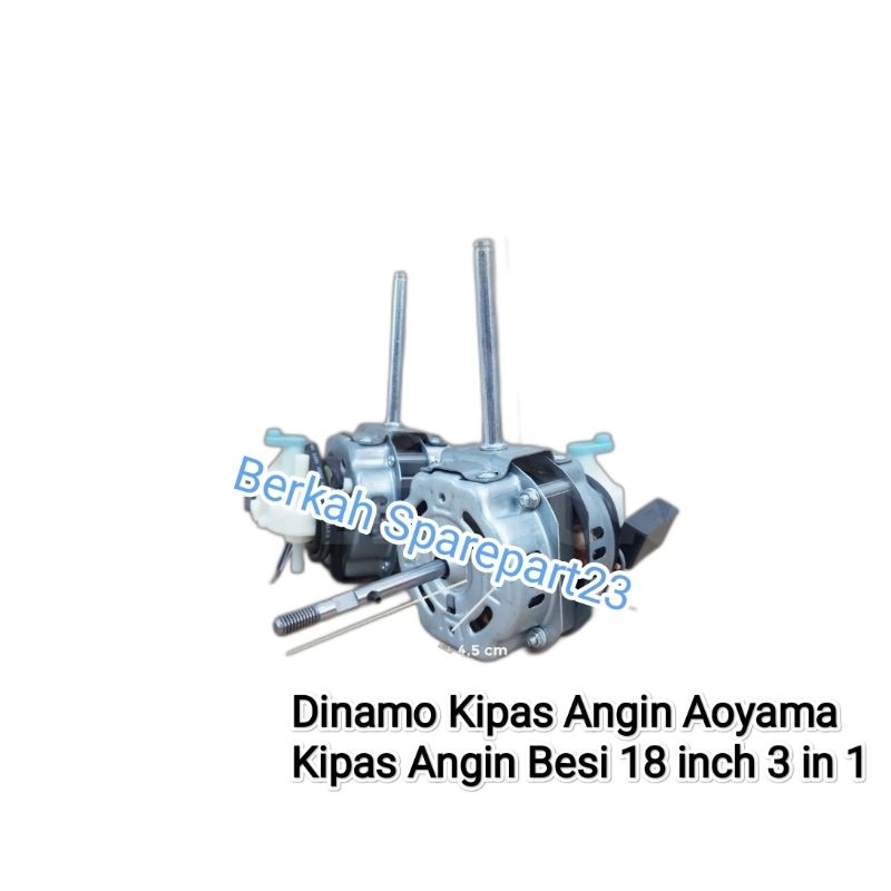 Mesin Dinamo Kipas Angin AOYAMA 18 Inch Kipas Angin Baling Baling Besi 18 Inch