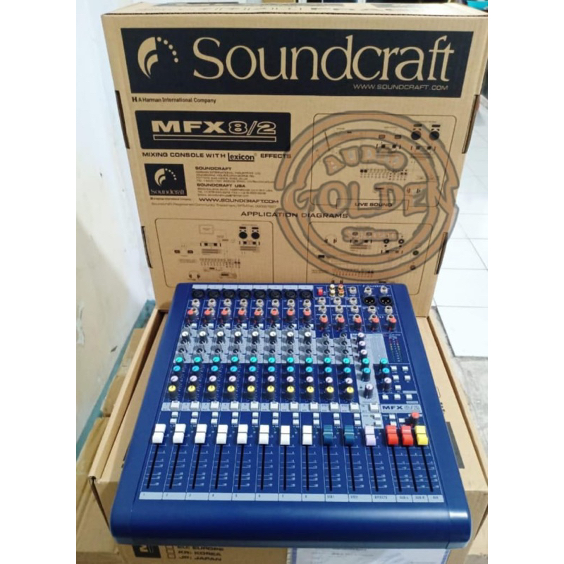 Mixer Soundcraft MFX 8 ( 8 Chanel )