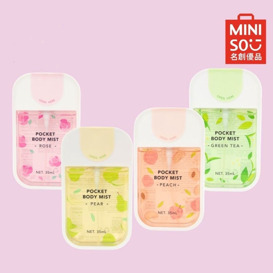 Miniso Body Spray Pocket Body Mist / Parfum Wanita