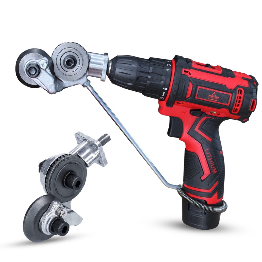 Produk Adapter Bor Ke Gergaji Potong Seng Plat Metal Kepala Ganda multifungsi