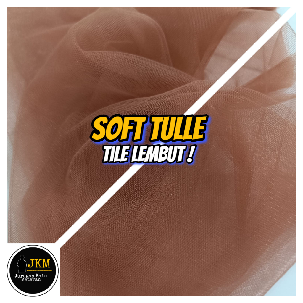 KAIN TILE POLOS PREMIUM SOFT TULLE SOFT TILE HALUS LEMBUT TILE POLOS SOFT TULE UNTUK KOMBINASI BAJU 