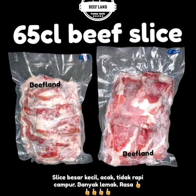 

65cl beef slice acak 500g vacum
