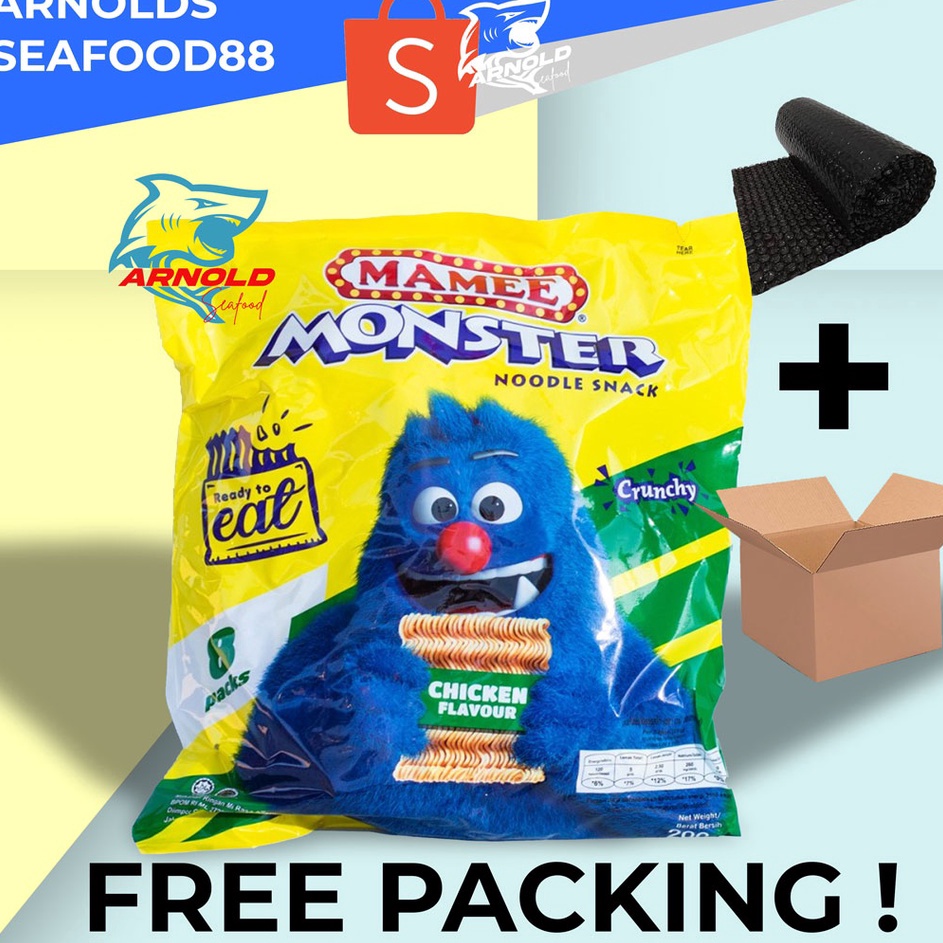 

➽✤★ MAMEE Monster 200gr / Mie Monster / Mie Kremes CHICKEN Ready stock
