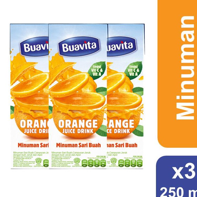 

Terbaru Buavita Orange 250ml Multi Pack Stock Banyak