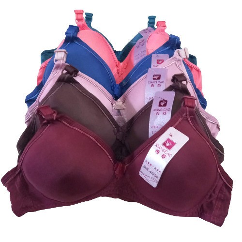 3 PCS BRA WANITA BUSA BH TANPA KAWAT XIANGCAO
