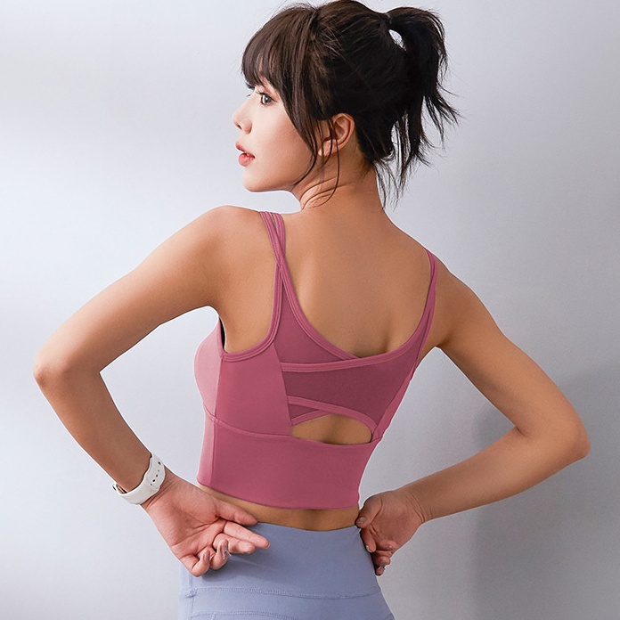 »Terkini» Lulu Lemon Sport Bra High Impact Model Push Up YF044