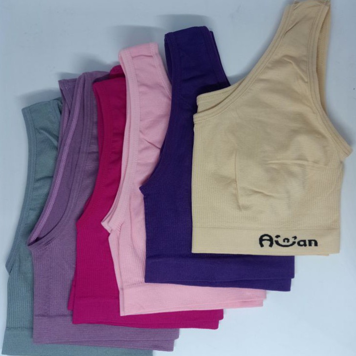 ✶Ready Stock,,✶ 12 PCS/MINISET LUSINAN| SPORT BRA| 017 RAJUT #11.11# ShopeeSuperSeler