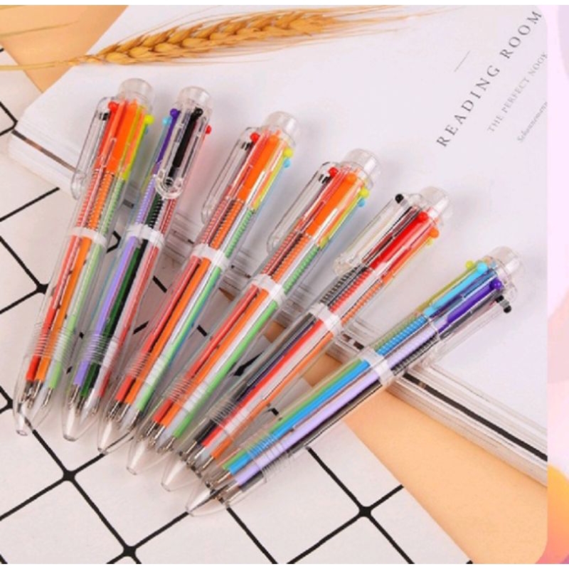 

Pulpen 6 Warna Pena Multi warna 6 in 1