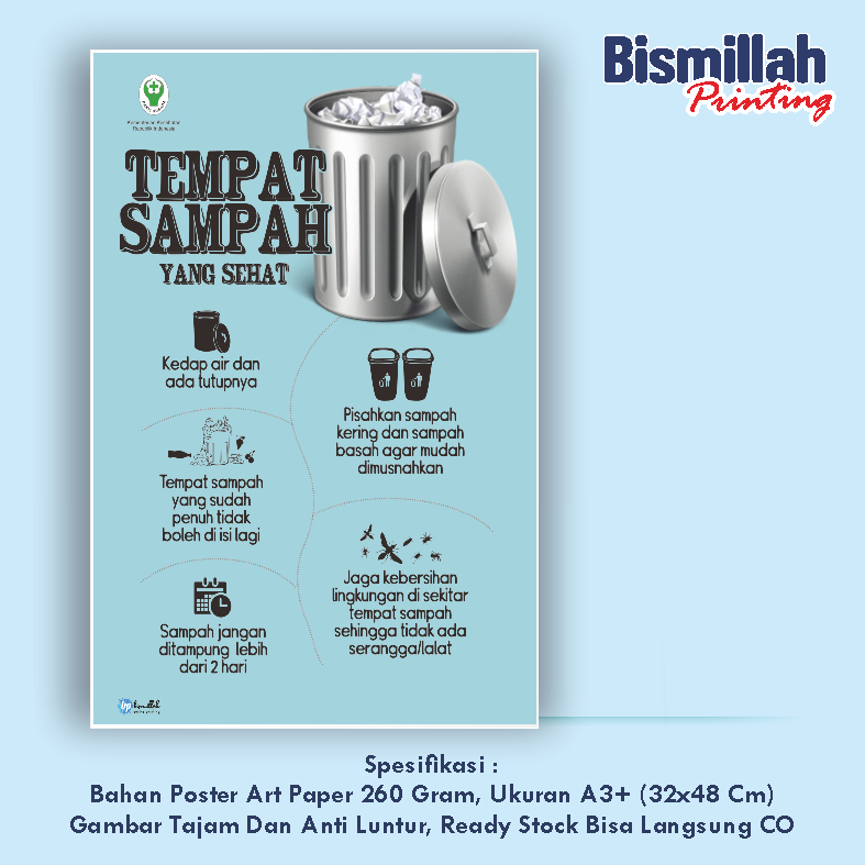 

Poster Kesehatan Tempat Sampah Yang Sehat