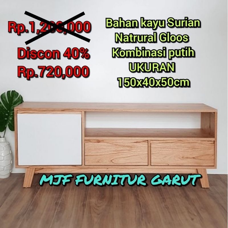 PROMO RAK TV KAYU ASLI,MEJA TV,BUFFET TV RAK TV MINIMALIS FULL BAHAN KAYU SURIAN KUAT DAN KOKOH.RAK 