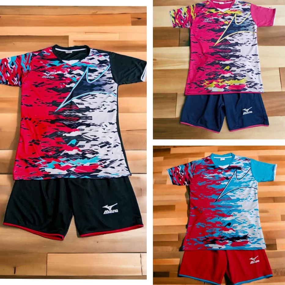 ⁂Terkini⁂ Setelan Baju Voli Cewek Voli Wanita Printing Murah