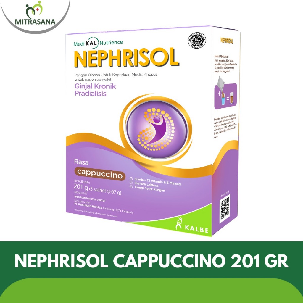 

Nephrisol 201 gram - Nutrisi Rendah Protein Ginjal Kronik
