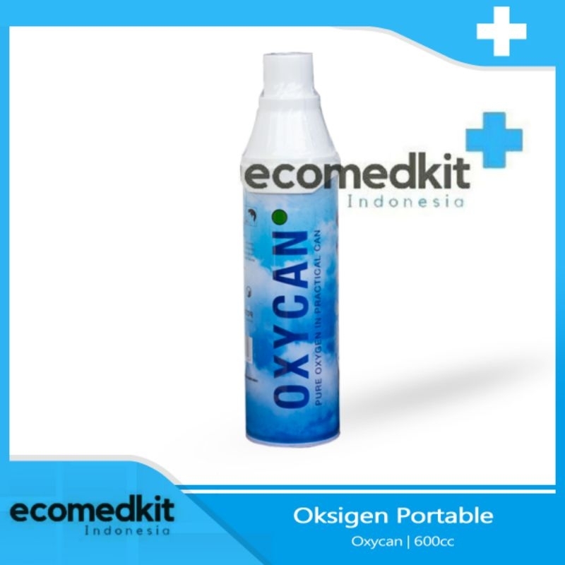 Oxycan Pure Oxygen Oksigen Portable Tabung 600cc Samator